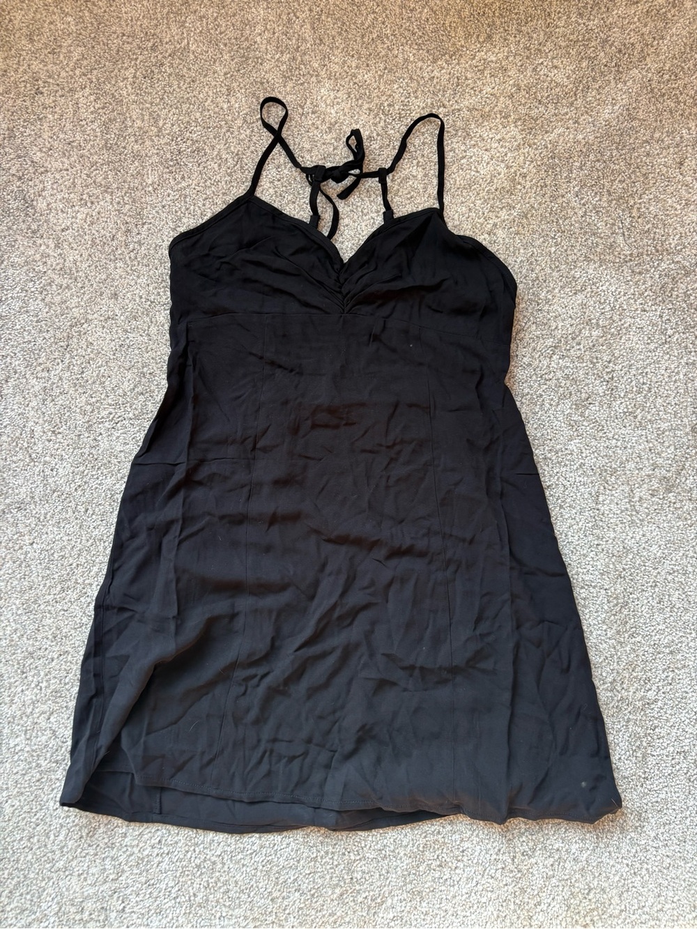Target Black Backless Slip Dress